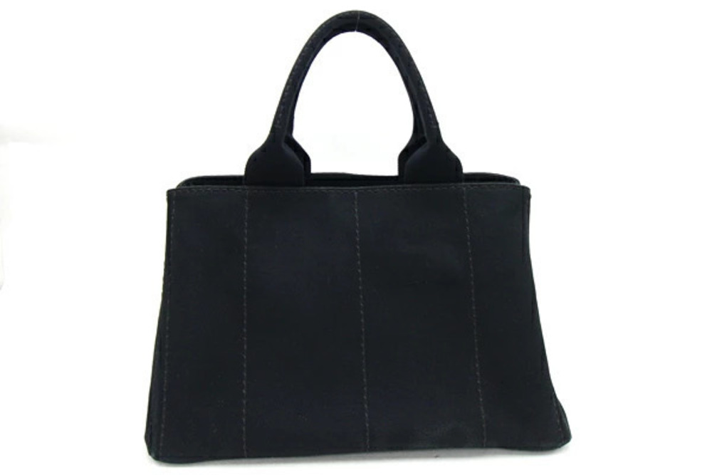 Prada canvas handbag Canapa bag tote black